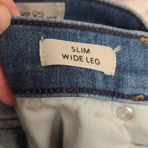 J.‎ Crew Flare Wide Leg Jeans in Classic Blue - Picture 6 of 6